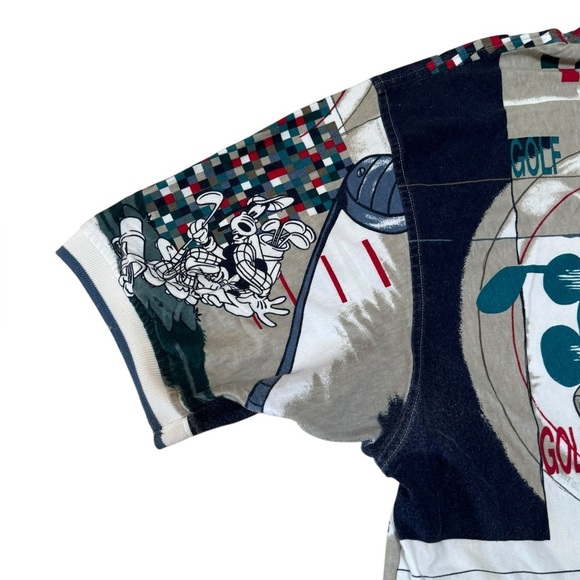 Disney Gray and Black Casual Button Down Shirt - Picture 6 of 17